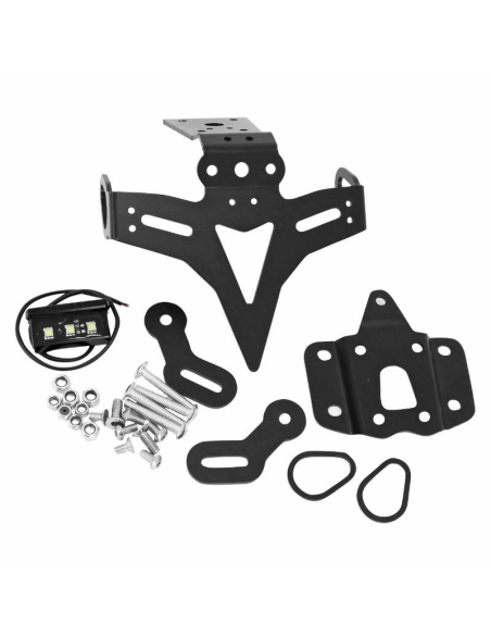 Support de plaque court AVOC - YAMAHA 700 MT-07 NOIR
