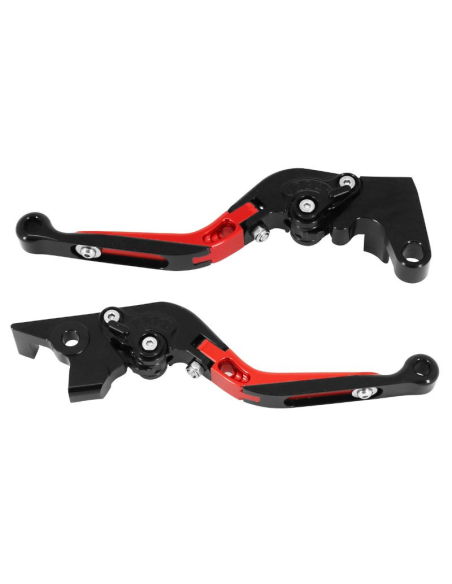 Paire de leviers de frein et d'embrayage réglables et rétractables AVOC - Aluminium CNC - YAMAHA 700 MT-07 2014-2018