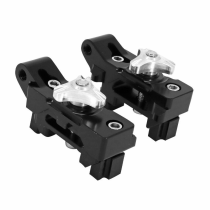 Tendeurs de chaine alu CNC noirs AVOC - YAMAHA 700 MT-07 2014-2020