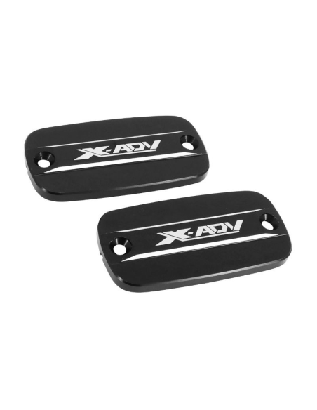 Couvercles de réservoir de maitre cylindre de frein AVOC - Noir gravé - HONDA 750 X-ADV