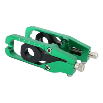 Tendeurs de chaine moto verts AVOC - KAWASAKI Z900