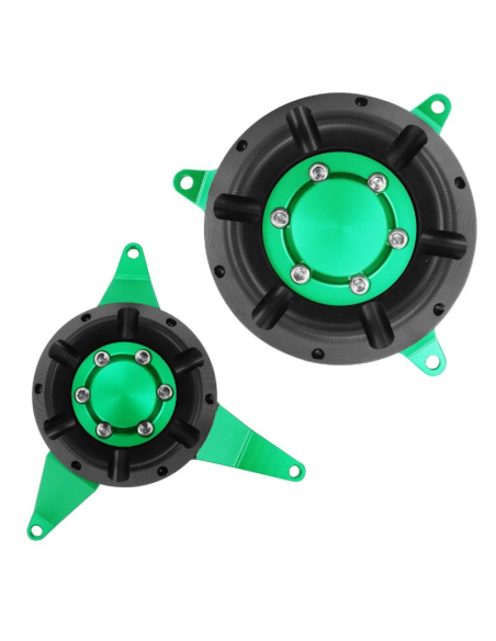 Paire de protections de carter moteur AVOC - Aluminium CNC - KAWASAKI Z900