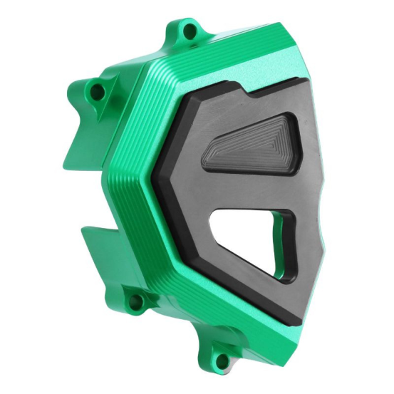 Cache pignon alu CNC vert AVOC - KAWASAKI Z900