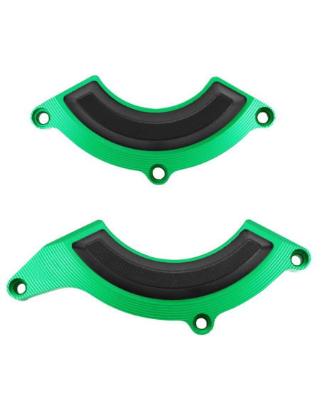 Paire de tampons de protection de carter moteur AVOC - Aluminium CNC - KAWASAKI Z900