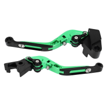 Paire de leviers de frein et d'embrayage réglables et rétractables AVOC - Aluminium CNC - KAWASAKI Z900 / Z650