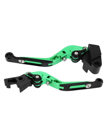 Paire de leviers de frein et d'embrayage réglables et rétractables AVOC - Aluminium CNC - KAWASAKI Z900 / Z650
