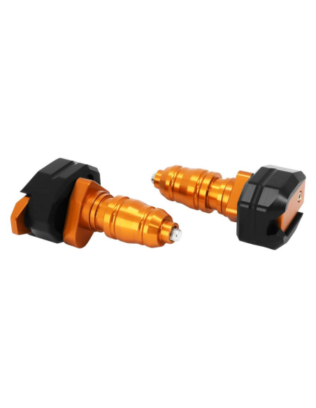 Tampons de protection moteur AVOC - Aluminium CNC - KTM 125 DUKE