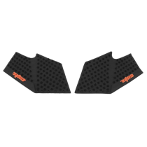 Grips adhésifs de réservoir noir avec logo AVOC - KTM 125 DUKE