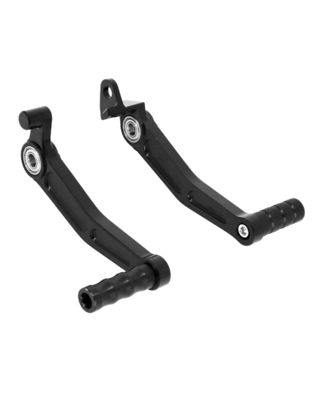Sélecteur de vitesse + pédale de frein alu CNC noir AVOC - KTM 125 DUKE