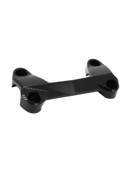 Pontet supérieur de guidon alu CNC noir AVOC - KTM 125 DUKE