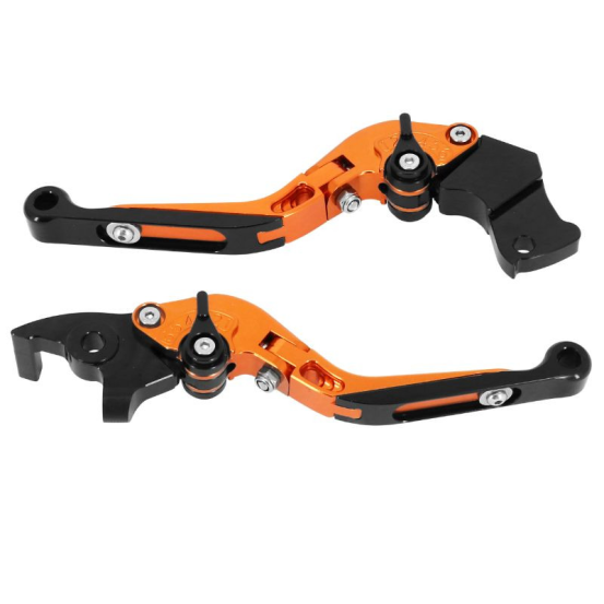 Paire de leviers de frein et d'embrayage réglables et rétractables AVOC - Aluminium CNC - KTM 125 DUKE