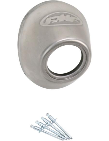 Embout silencieux FMF pour Powercore 4, Powercore 4 Titane et Q4, acier inoxidable, coupe droite