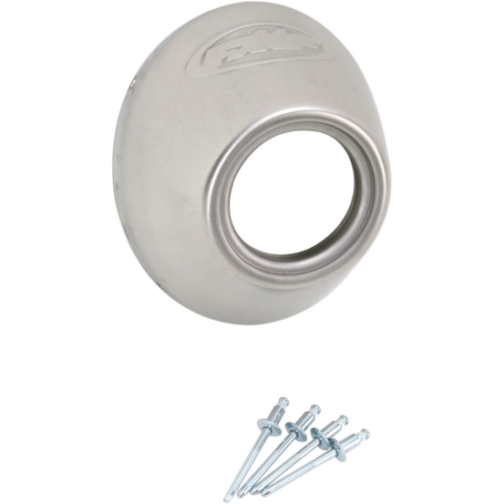 Embout silencieux FMF pour Powercore 4, Powercore 4 Titane et Q4, acier inoxidable, coupe en biais