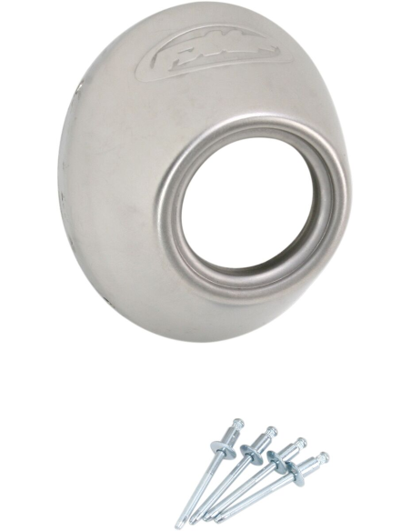 Embout silencieux FMF pour Powercore 4, Powercore 4 Titane et Q4, acier inoxidable, coupe en biais