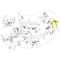 Pare-chaleur en carbone AKRAPOVIC - P-HSHDRODCA2