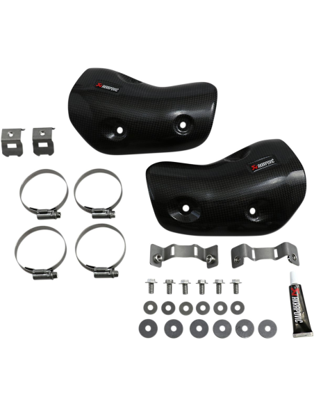 Pare chaleur AKRAPOVIC Carbone Kawasaki Z1000 2014-2018