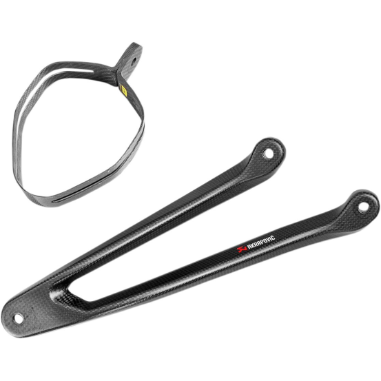 Support de silencieux AKRAPOVIC avec le collier de serrage Carbone Kawasaki Ninja ZX-10R 2016-2018