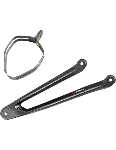 Support de silencieux AKRAPOVIC avec le collier de serrage Carbone Kawasaki Ninja ZX-10R 2016-2018