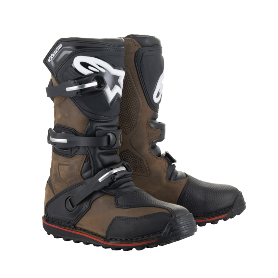 Bottes cross Alpinestars Tech-T - Marron