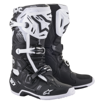 Bottes cross Alpinestars Tech 10 - Noir Blanc