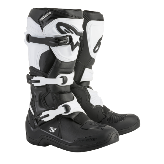 Bottes cross Alpinestars Tech 3 - Noir Blanc