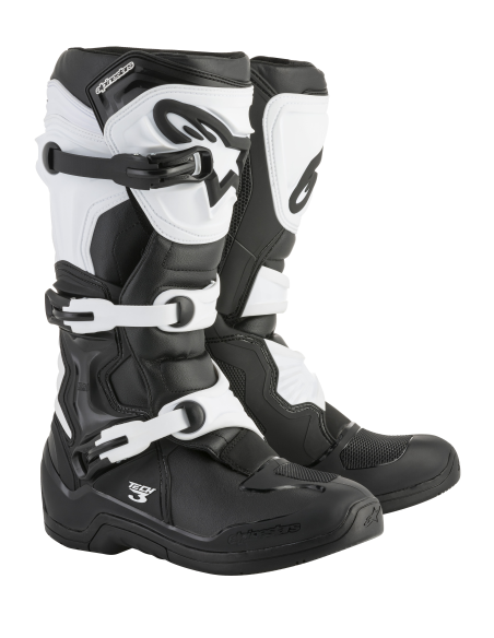 Bottes cross Alpinestars Tech 3 - Noir Blanc