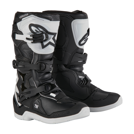 Bottes enfant cross Alpinestars Tech 3S - Blanc Noir