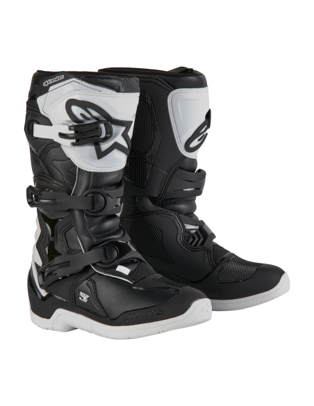 Bottes enfant cross Alpinestars Tech 3S - Blanc Noir