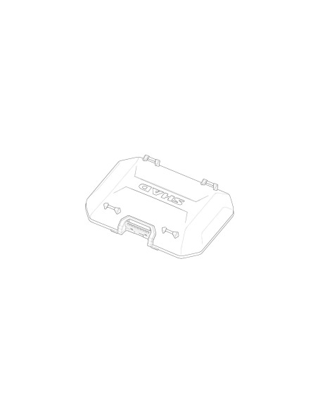 Couvercle de Top Case SHAD Terra TR37 / TR48 Aluminium noir