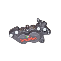 Étrier de frein avant P4 30-34 BREMBO droit - Entraxe 40mm - anodisé noir drapeau Italien