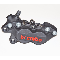Étrier de frein avant P4 34-30 gauche BREMBO - Entraxe 40mm - noir logo rouge