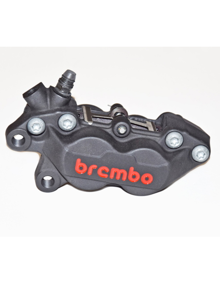 Étrier de frein avant P4 34-30 gauche BREMBO - Entraxe 40mm - noir logo rouge