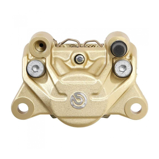 Étrier de frein arrière P2-32 gauche BREMBO Or - Entraxe 84mm