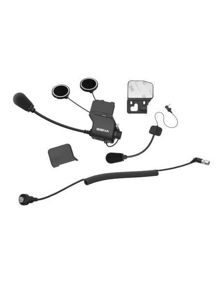 Ensemble de pince micro - oreillette pour CB/Audio Harley intercom Sena 20S