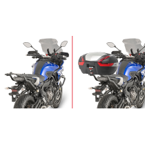 Support top case Givi Monokey - Monolock 2130FZ Yamaha MT07 Tracer 2016-2024
