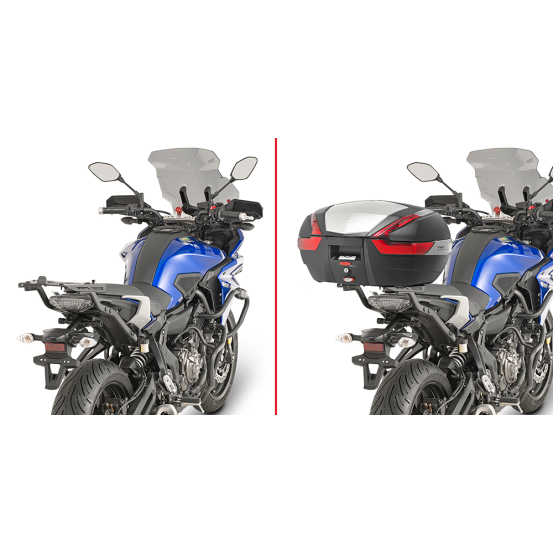 Support top case Givi Monokey - Monolock 2130FZ Yamaha MT07 Tracer 2016-2024