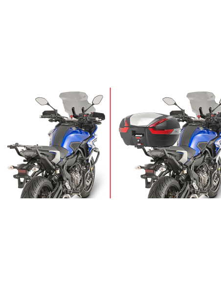 Support top case Givi Monokey - Monolock 2130FZ Yamaha MT07 Tracer 2016-2024