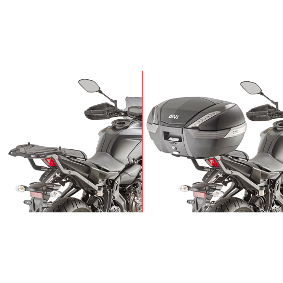 Support top case Givi Monokey - Monolock 2140FZ Yamaha 700 MT07 2018