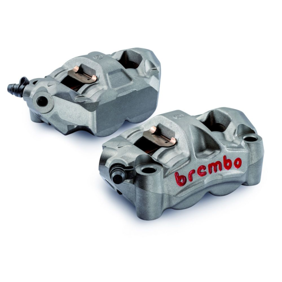 Pack 2 étrier de freins M50 radiaux BREMBO bruts 4x30 Monoblocs moulés - Entraxe 100mm