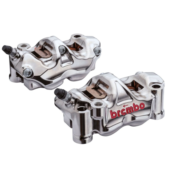 Pack 2 étrier de freins GP4-RX P4x32 BREMBO taillés masse 2 parties - Entraxe 100mm