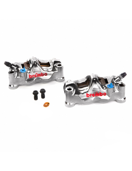 Pack 2 étrier de freins GP4-RX P4x32 BREMBO taillés masse 2 parties - Entraxe 130mm - YAMAHA R1 2007-2011