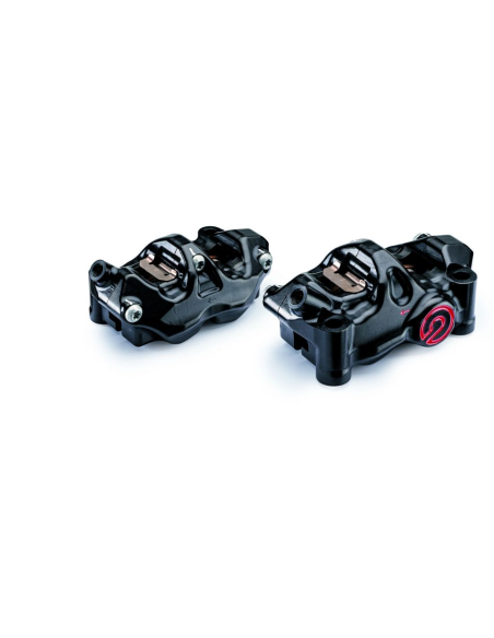 Pack 2 étrier de freins .484 BREMBO Café Racer CNC radiaux noir 4x32 - Entraxe 100mm