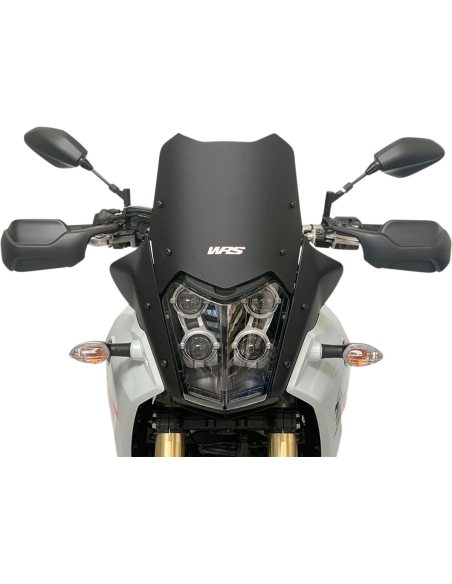 Bulle Wrs Yamaha 700 Ténéré Noir mat 23cm