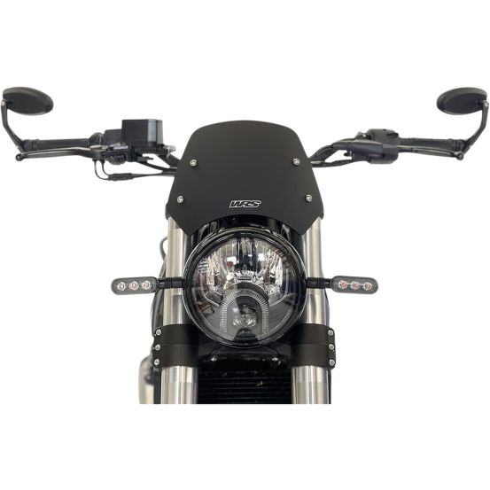 Bulle Wrs BENELLI LEONCINO 500 ABS Noir mat 19cm
