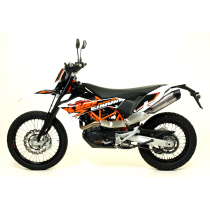 Silencieux LEOVINCE LV ONE HUSQVARNA 701 SM/ENDURO/LR 2015 - 2020 - KTM 690 ENDURO/SMC- 690 R 2008 - 2016 Inox