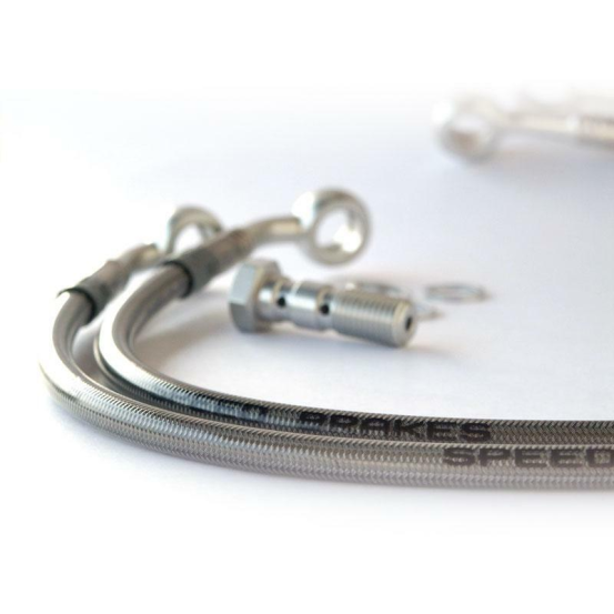 Durite de frein avant TECNIUM - Inox raccords alu - HUSQVARNA TE610