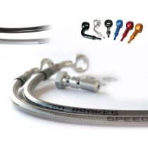 Durite de frein arrière TECNIUM - Inox raccords alu - YAMAHA R1