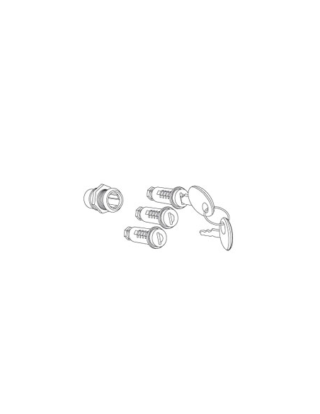 Kit serrure 3 barillets bagagerie SHAD SH23 / SH35 / SH36 / SH42 / SH43