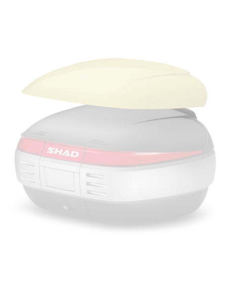 Couvercle de Top Case SHAD SH50 à peindre