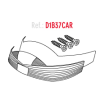 Kit remplacement catadioptre Top Case SHAD SH37 Rouge